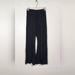 Urban Revivo Ribbed Black Pants